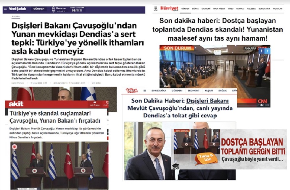 Εκτός ελέγχου τα τουρκικά ΜΜΕ: Μιλούν για «απαράδεκτη επίθεση» Δένδια στην Άγκυρα