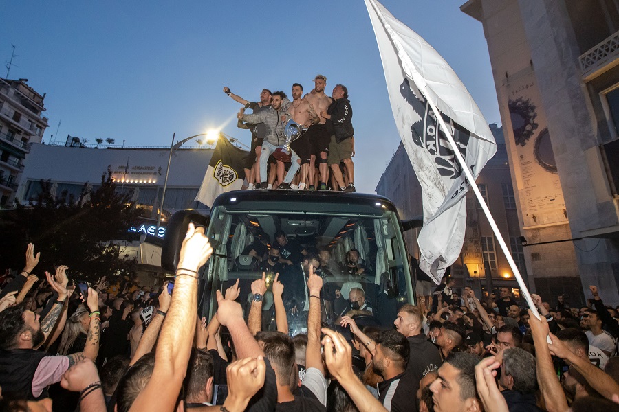 Αποθέωση για τον ΠΑΟΚ στον Λευκό Πύργο (Pics)
