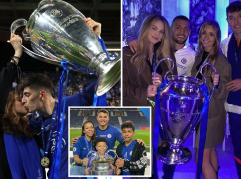 Οι εντυπωσιακές WAGs των παικτών της Τσέλσι έκλεψαν την παράσταση στους πανηγυρισμούς για την κατάκτηση του Champions League (pics+vids)