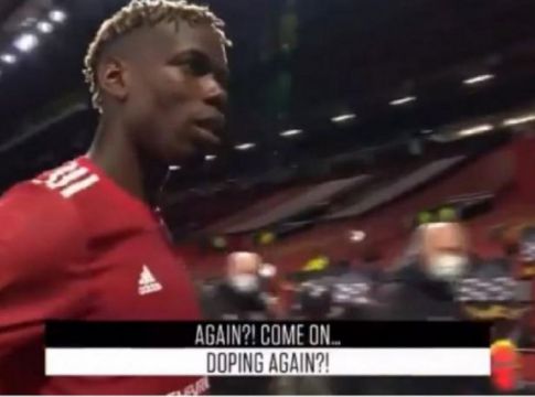 Ο Πογκμπά εκνευρίστηκε για το ντόπινγκ τεστ (vid)