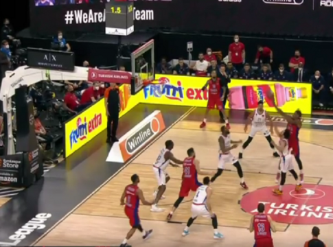 ΤΣΣΚΑ-Εφές: Απίθανο buzzer beater του μοναχικού Κλάιμπερν (vid)