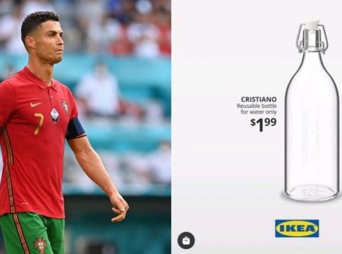 H ΙΚΕΑ λάνσαρε μπουκάλι νερού… Κριστιάνο (pic)