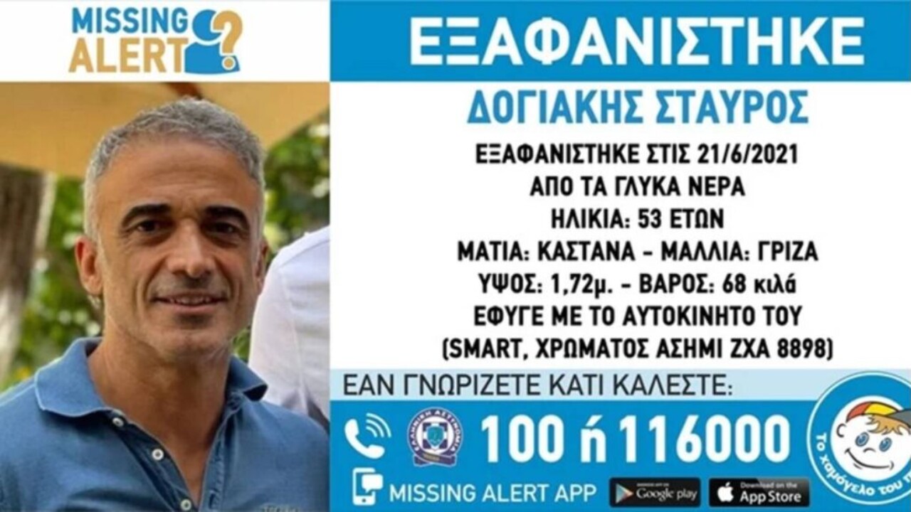 Θρίλερ με την εξαφάνιση Δογιάκη: Άφησε σημείωμα στον αδελφό του – Τον καθιστά κληρονόμο