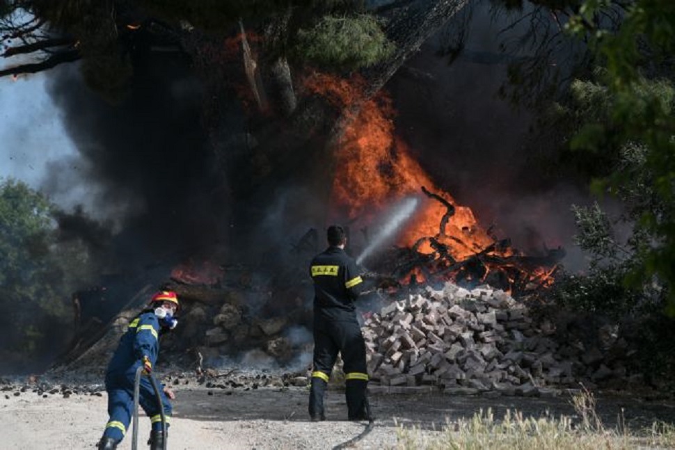 Θεσσαλονίκη: Μεγάλη φωτιά στην Πυλαία – Μεγάλη κινητοποίηση από την Πυροσβεστική