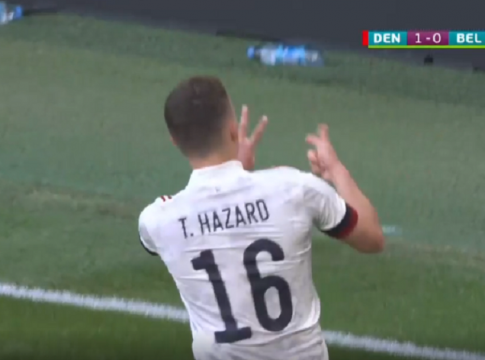 Δανία – Βέλγιο: Ασίστ-αριστούργημα από Ντε Μπρόινε για το 1-1 του Αζάρ (vid)