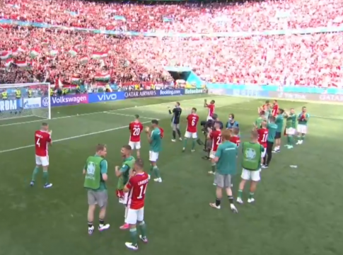 Η αποθέωση στους Ούγγρους παίκτες (vid)