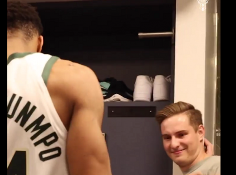 Η κραυγή του Γιάννη και οι πανηγυρισμοί στα αποδυτήρια των Μπακς (vid)