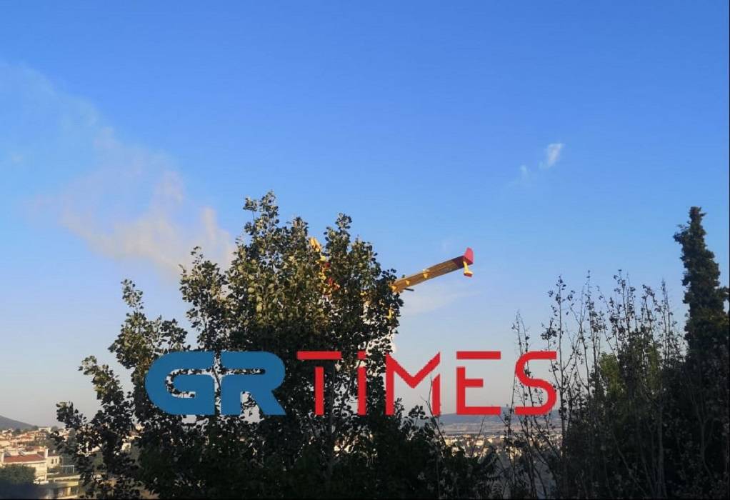 Έσβησε η φωτιά στον δήμο Πυλαίας με συνδρομή αεροσκαφών – Σε επιφυλακή για αναζωπυρώσεις