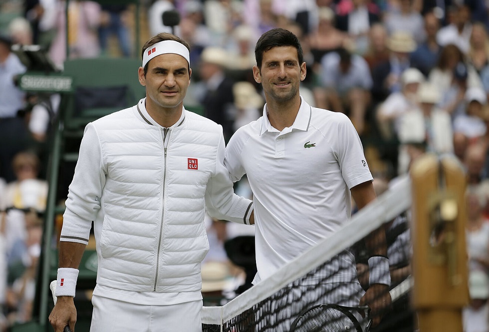 Συνεχάρη τον Τζόκοβιτς για το Wimbledon ο Φέντερερ (pic)