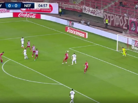 Η μεγάλη ευκαιρία της Νέφτσι στο 6′ (vid)