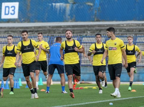 Στιγμές από την προπόνηση της ΑΕΚ στο Σαράγεβο (pics)