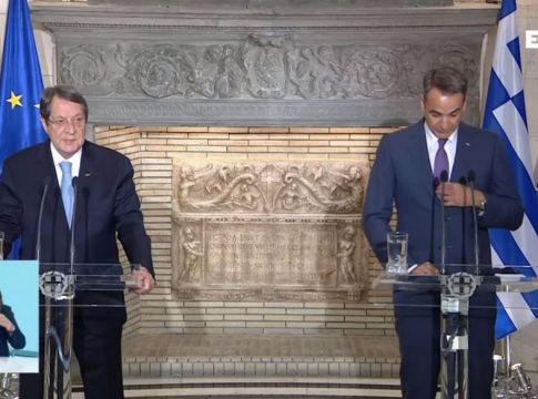 Αυστηρό μήνυμα Μητσοτάκη – Αναστασιάδη σε Ερντογάν για Ανατολική Μεσόγειο και Κυπριακό