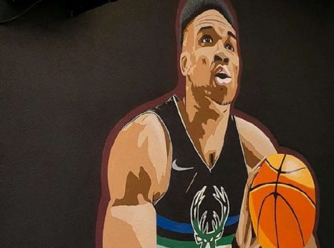 Τρομερό γκράφιτι για Αντετοκούνμπο στην Καλαμαριά (pic, vid)