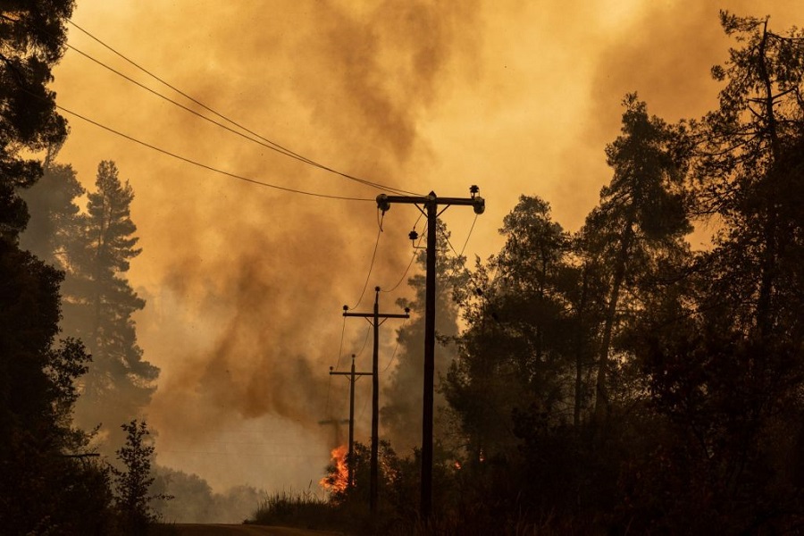 Φωτιά στην Εύβοια – Συνεχείς αναζωπυρώσεις και ανθρώπινη «αλυσίδα» ενάντια στα πύρινα μέτωπα