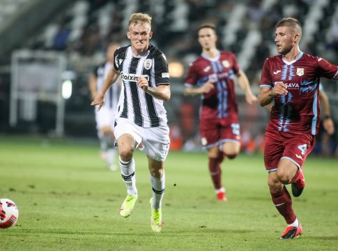 ΠΑΟΚ – Ριέκα – Το σουτ του Σφιντέρσκι πάνω από το οριζόντιο δοκάρι (vid)