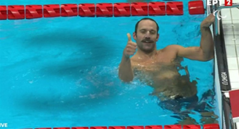 Παραολυμπιακοί Αγώνες – «Χάλκινος» ο Τσαπατάκης στην κολύμβηση (vid)