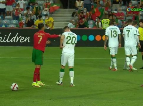 Ο Κριστιάνο Ρονάλντο χτύπησε τον Ο’ Σέι! (vid)