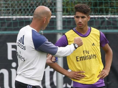 Χακίμι – «Ευγνώμον που με προπόνησε ο Ζιντάν, είναι σαν πατέρας μου»