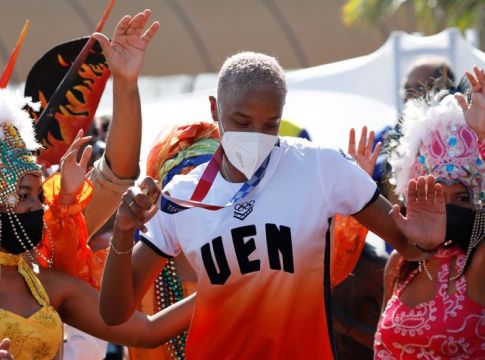 Στη Βενεζουέλα η «βασίλισσα» του τριπλούν, Γιούλιμαρ Ρόχας