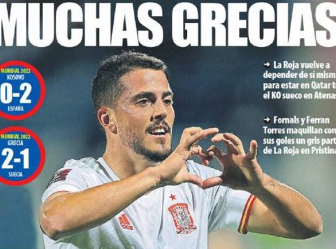 Το «ευχαριστώ» της El Mundo Deportivo στην Εθνική (pic)