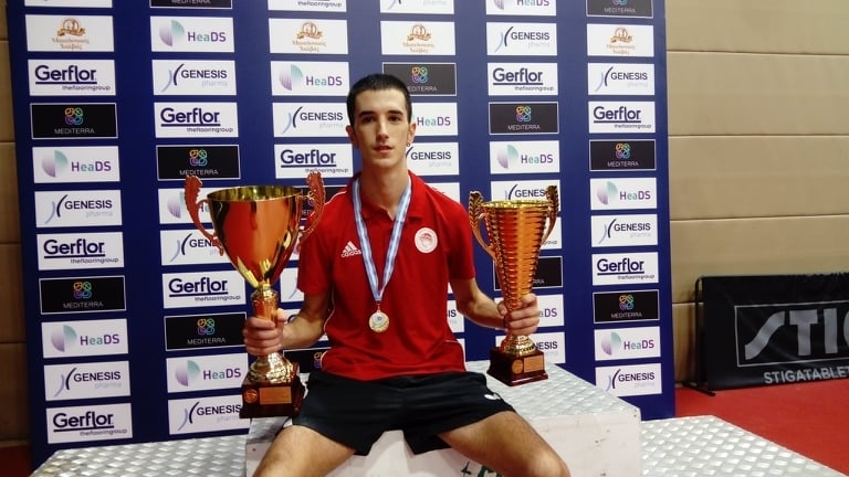 Νέος πρωταθλητής Ελλάδας στο απλό ανδρών ο Σταματούρος, 4ος τίτλος για την Τόλιου στο απλό γυναικών