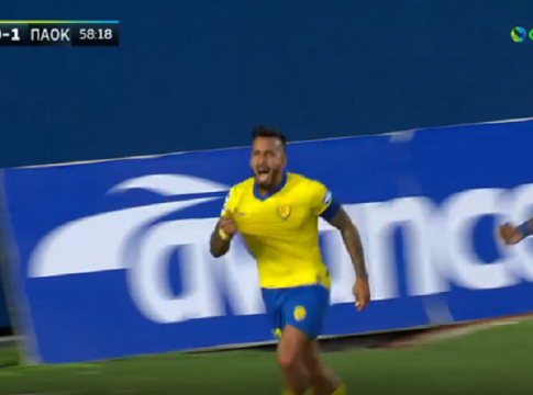 Ο Ντίας ισοφάρισε για τον Παναιτωλικό (vid)