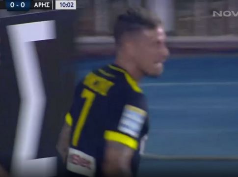 Ασίστ Σούντγκρεν, γκολ Μαντσίνι και 1-0 ο Άρης στο Περιστέρι (vid)