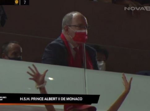Βλέπει το Μονακό – Παναθηναϊκός ο Πρίγκηπας Αλβέρτος (vid)