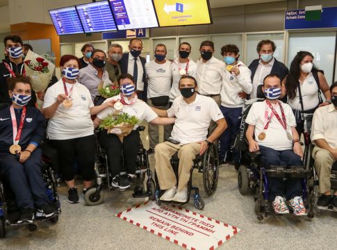 Παραολυμπιακοί αγώνες – Επέστρεψαν οι Έλληνες αθλητές από το Τόκιο (pics)