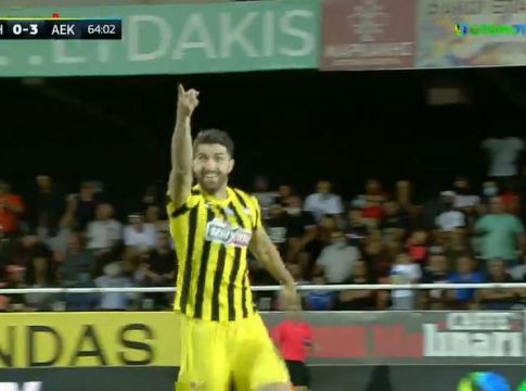 Γκολ ο Ανσαριφάρντ και 3-0 η ΑΕΚ (vids)