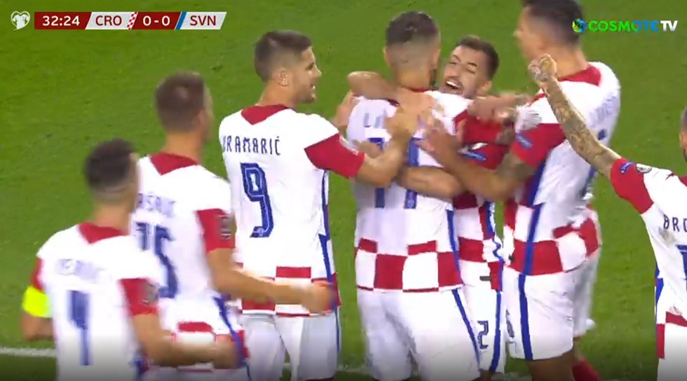 Κεφαλιά Λιβάγια και 1-0 η Κροατία κόντρα στη Σλοβενία (vid)