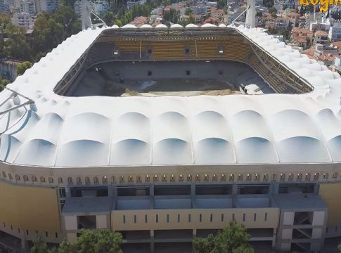 ΑΕΚ – Σχεδόν έτοιμο το πάνω διάζωμα της «Αγια-Σοφιάς» (vid)