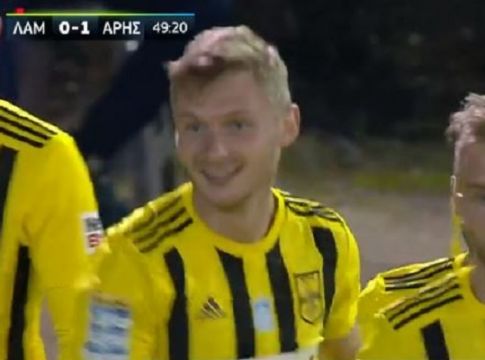Κεφαλιά του Μπράμπετς και 1-0 ο Άρης (vid)
