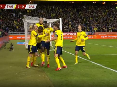 Με πέναλτι του Φόρσμπεργκ το 1-0 για την Σουηδία (Vid)