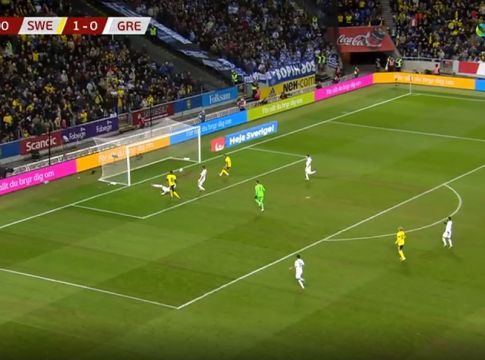 Τρομερό λάθος της άμυνας και 2-0 ο Ίσακ (vid)