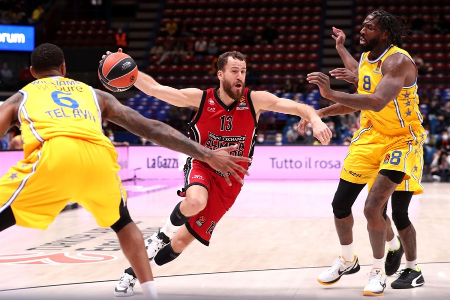 Η βαθμολογία της Euroleague – Σαρώνουν Αρμάνι και Βιλερμπαν – Κατρακυλά η Εφές