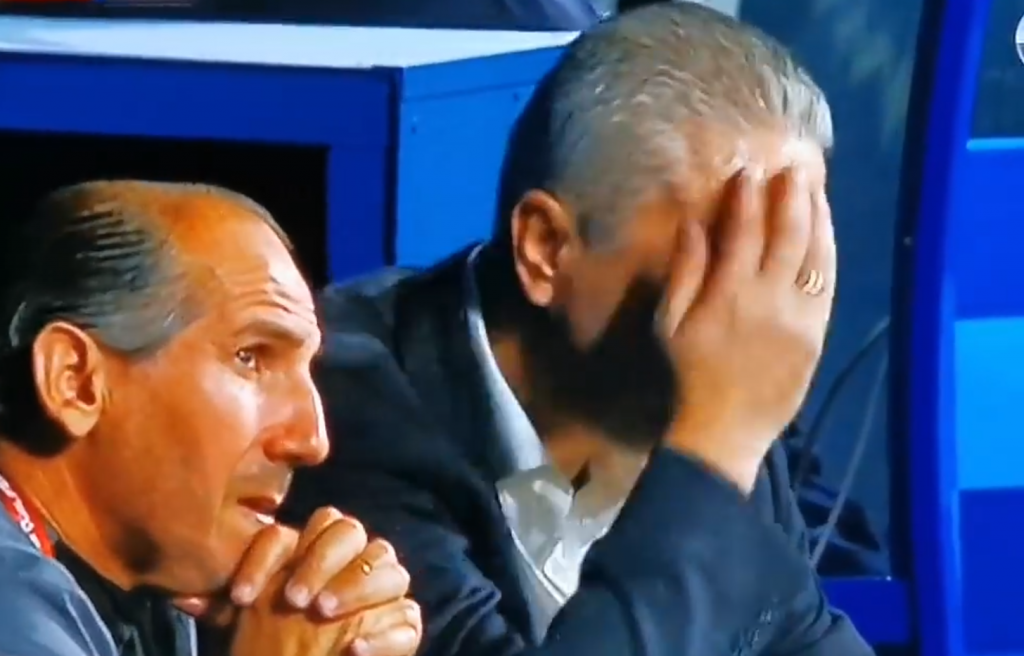 Η απίστευτη αντίδραση του Κωστένογλου μετά το έκτο γκολ της Ρωσίας (vid)