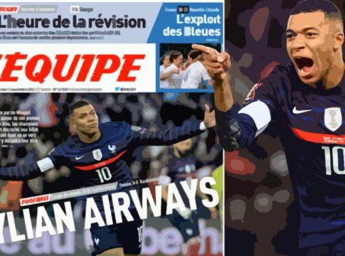 Μυθικός Εμπαπέ – Έγινε μόλις ο 12ος παίκτης που βαθμολογείται με 10 από την «L’ Equipe» (pic+vid)