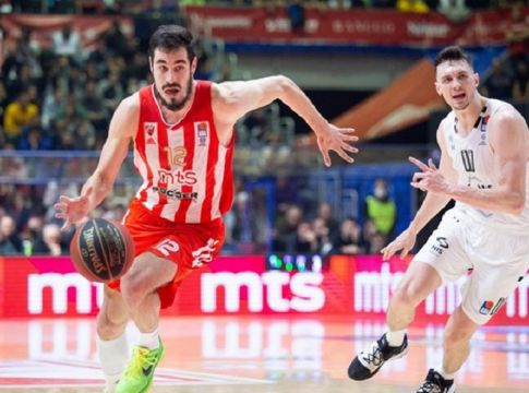 Ερυθρός Αστέρας – Παρτιζάν 71-56 (vid)