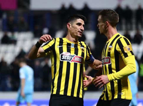 Ασίστ του Μισελέν, γκολ ο Μάνταλος και 1-0 η ΑΕΚ στη Νεάπολη (vid)