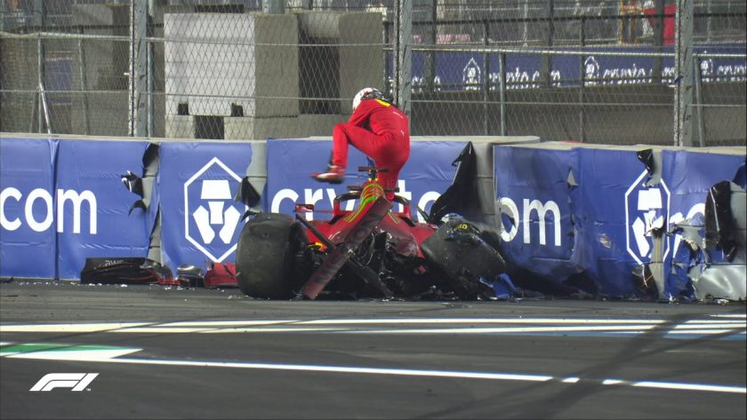 Τρομακτικό ατύχημα στη Formula 1 – Διέλυσε τη Ferrari o Λεκλέρκ! (vids, pic)