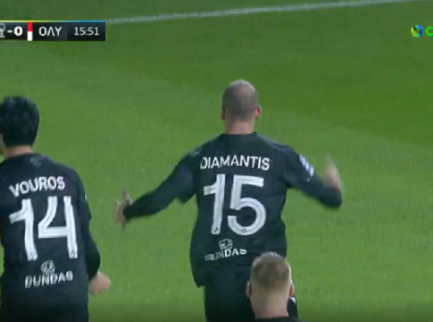 Τρομέρο γκολ του Διαμαντή και 1-0 ο ΟΦΗ (vid)