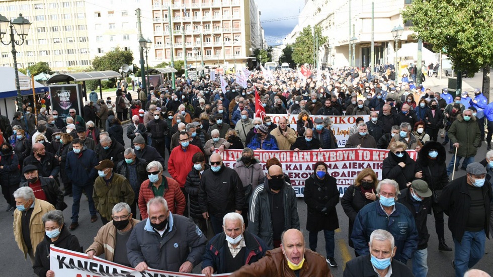 Συνταξιούχοι – Μεγάλο συλλαλητήριο στην Αθήνα για αύξηση των συντάξεων και στήριξη του ΕΣΥ