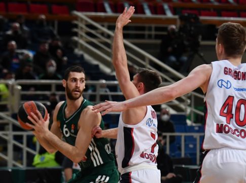 Παναθηναϊκός – ΤΣΣΚΑ Μόσχας 74-98 – Νέα συντριβή για τους «πράσινους»