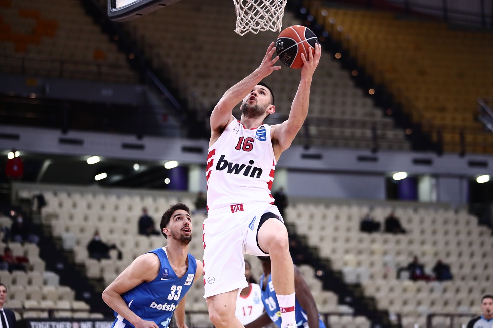 Ολυμπιακός – Ιωνικός 109-65 – Επέστρεψε στις κατοστάρες ο Ολυμπιακός