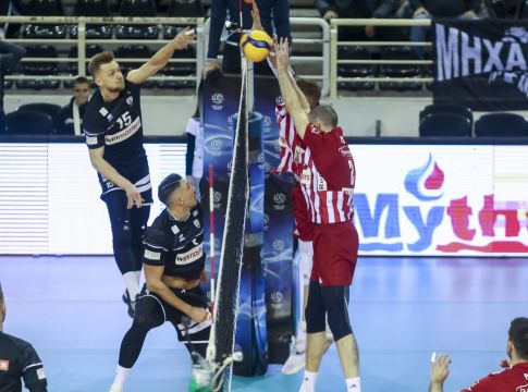 ΠΑΟΚ – Ολυμπιακός 3-1: Ασπρόμαυρο το ντέρμπι του βόλεϊ (vids)