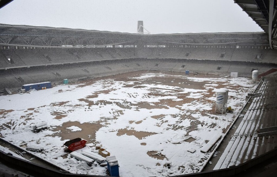 ΑΕΚ: Στα «λευκά» και η «Αγιά Σοφιά – OPAP Arena» (pics)