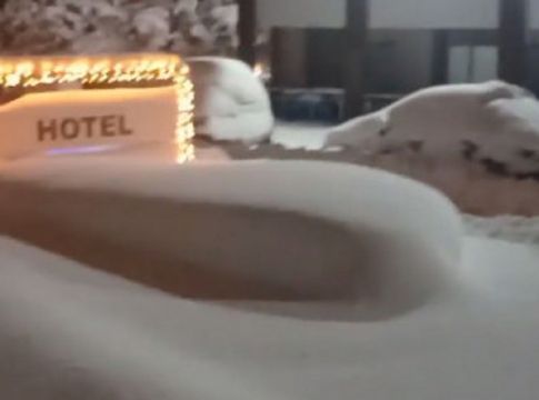 Καταγγελία: Ξενοδόχος αρνήθηκε να δώσει δωμάτιο σε αποκλεισμένους από το χιόνι γιατί είχαν σκύλο (vid)