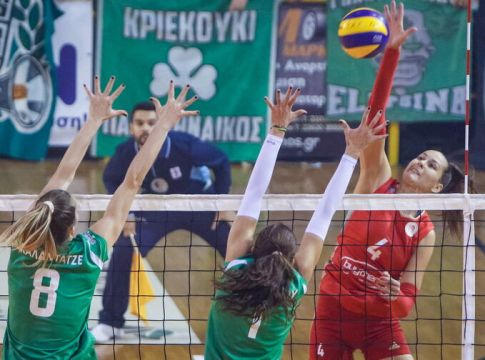 Ολυμπιακός – Παναθηναϊκός στο Κύπελλο βόλεϊ γυναικών!