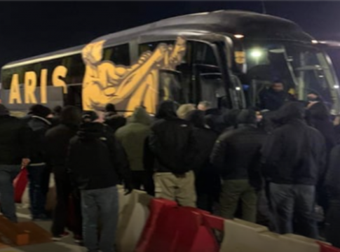 Άρης: «Μπλόκο» στα Μάλγαρα στο πούλμαν